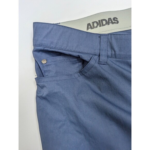 Adidas Stretch Casual Golf Active Chino Style Pants Mens Blue 34 x 32 - Picture 4 of 12